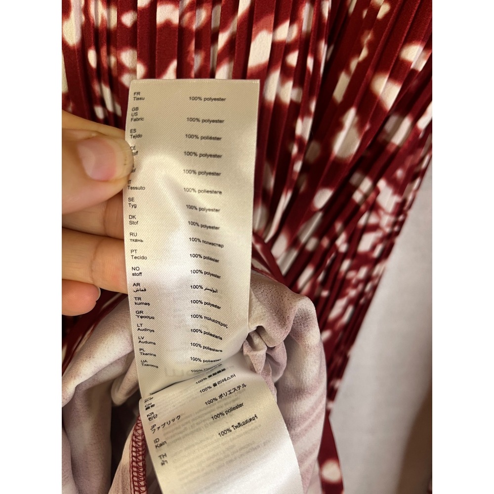 Maje Rocker Shift Dress Red White Sz 1 / US Sz S - Picture 8 of 11
